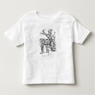 T-shirt Pour Les Tous Petits Carte de jeu dépeignant l'arrivée d'immigrés