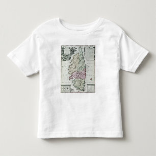 T-shirt Pour Les Tous Petits Carte de la Corse