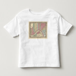 T-shirt Pour Les Tous Petits Carte de la Nouvelle-Orléans par Mitchell