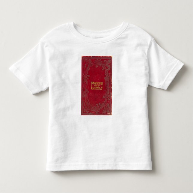 T-shirt Pour Les Tous Petits Carte de l'Illinois (Devant)