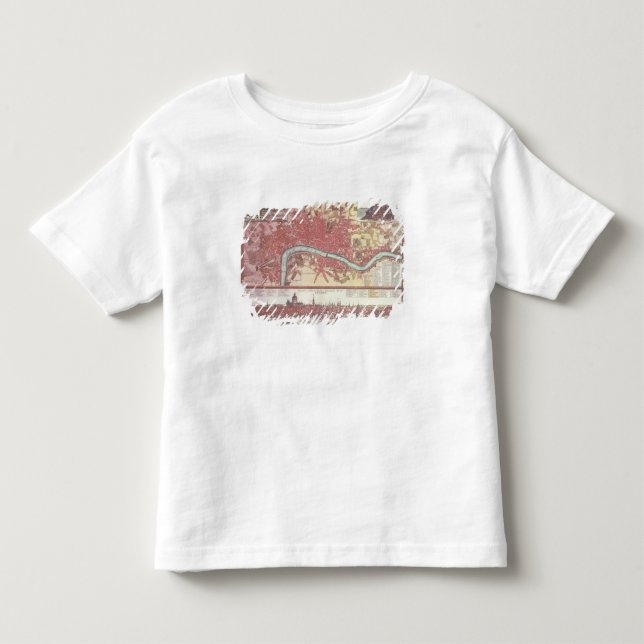 T-shirt Pour Les Tous Petits Carte de Londres (Devant)