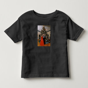 T-shirt Pour Les Tous Petits Carte de Noël du président américain Bill Clinton