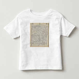 T-shirt Pour Les Tous Petits Carte de section de T2021S R3031E Tulare County