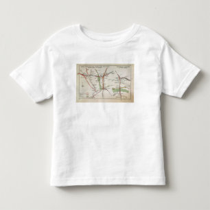 T-shirt Pour Les Tous Petits Carte de transport de Londres, c.1915