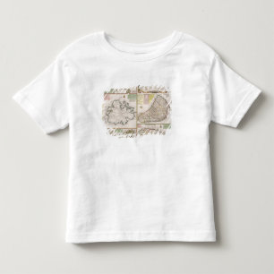 T-shirt Pour Les Tous Petits Carte des colonies anglaises dans les Caraïbe,