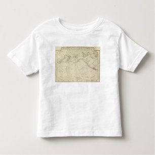 T-shirt Pour Les Tous Petits Carte des découvertes faites par le cuisinier et