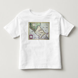 T-shirt Pour Les Tous Petits Carte des détroits de Magellan, Patagonia