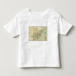 T-shirt Pour Les Tous Petits Carte des Etats-Unis 6