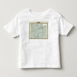 T-shirt Pour Les Tous Petits Carte du comté d'Effingham