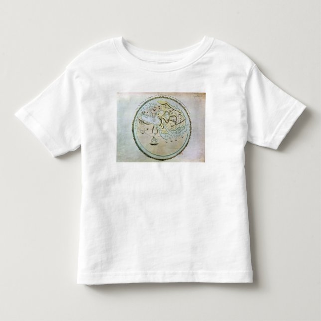 T-shirt Pour Les Tous Petits Carte du monde (Devant)