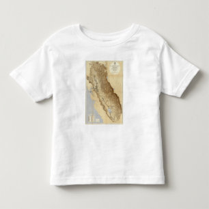 T-shirt Pour Les Tous Petits Carte du San Joaquin