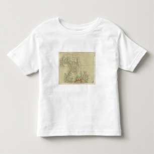 T-shirt Pour Les Tous Petits Carte géologique du du sud