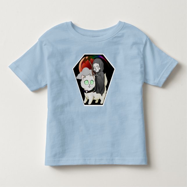 T-shirt Pour Les Tous Petits Cartes de décès (Devant)