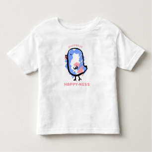 T-shirt Pour Les Tous Petits Carton bleu mignon