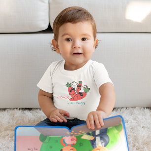 T-shirt Pour Les Tous Petits Carton de lapin multicolore