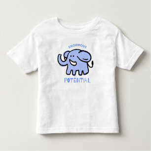 T-shirt Pour Les Tous Petits Cartoon Eléphant mignon