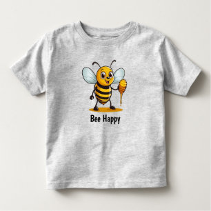 T-shirt Pour Les Tous Petits Cartoon Honey Bee Personnalisé