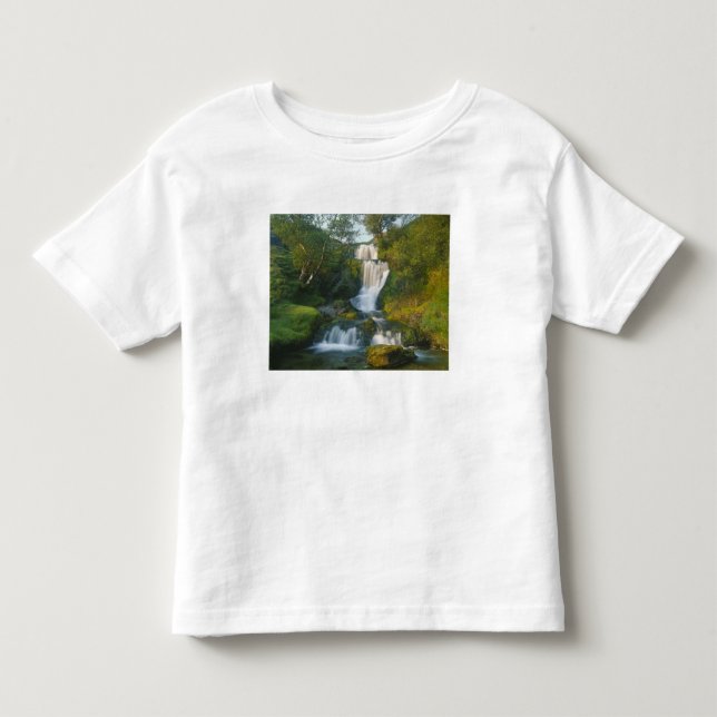 T-shirt Pour Les Tous Petits Cascade, île de Skye, Écosse (Devant)