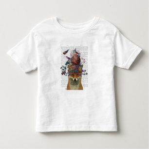 T-shirt Pour Les Tous Petits Casque d'oiseaux renard avec Artichoke