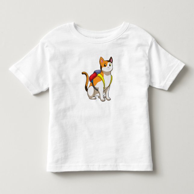 T-shirt Pour Les Tous Petits Cat (Devant)