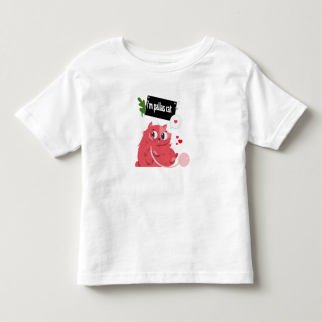 T-shirt Pour Les Tous Petits cat pallais (Devant)