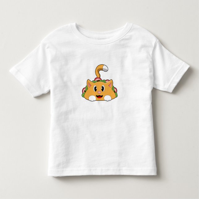 T-shirt Pour Les Tous Petits Cat Taco (Devant)