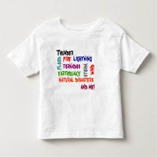 T-shirt Pour Les Tous Petits Catastrophes naturelles