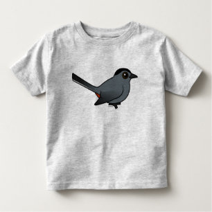 T-shirt Pour Les Tous Petits Catbird gris de Birdorable