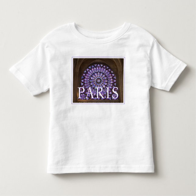 T-shirt Pour Les Tous Petits Cathédrale Notre-Dame | Paris, France (Devant)