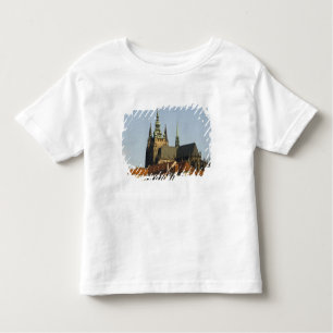 T-shirt Pour Les Tous Petits Cathédrale Saint-Vitus et Château de Prague, l'un