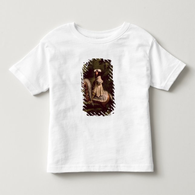T-shirt Pour Les Tous Petits Cavalier dans le bleu (Devant)