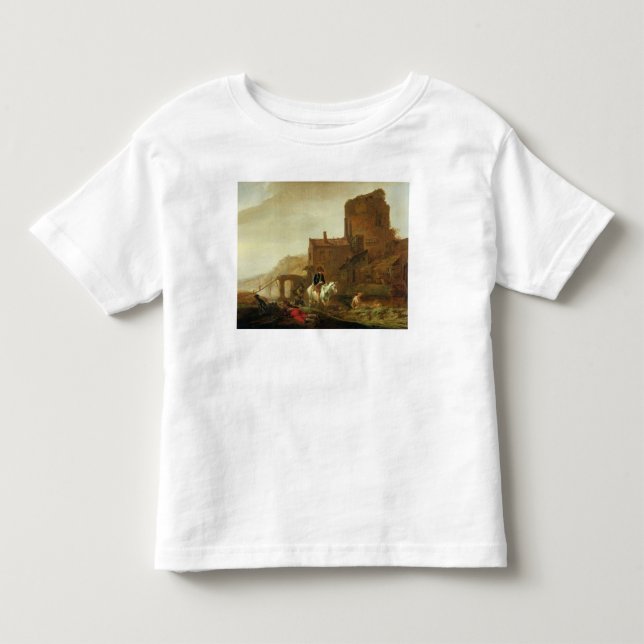 T-shirt Pour Les Tous Petits Cavalier et baigneur (Devant)