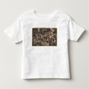 T-shirt Pour Les Tous Petits Cavernes de l'Orégon - hommes des cavernes et