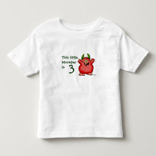 T-shirt Pour Les Tous Petits Ce petit monstre est à 3