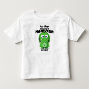 T-shirt Pour Les Tous Petits Ce Petit Monstre est à deux !