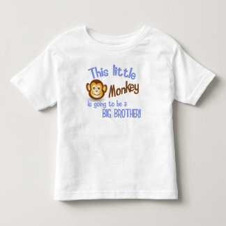 T-shirt Pour Les Tous Petits Ce Petit Singe va être un GRAND FRÈRE !