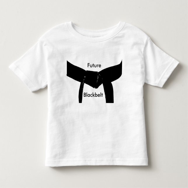 T-shirt Pour Les Tous Petits Ceinture noire de futurs arts martiaux (Devant)