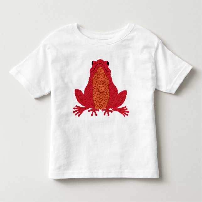 T-shirt Pour Les Tous Petits Celtic Frog - Red (Devant)