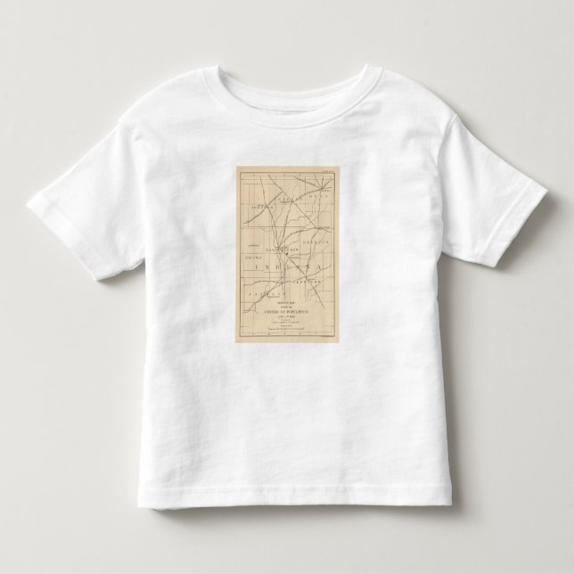 T-shirt Pour Les Tous Petits Centre 15 de population (Devant)