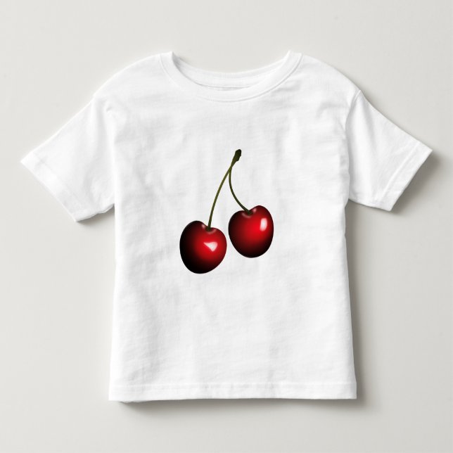 T-shirt Pour Les Tous Petits Cerises sucrées (Devant)