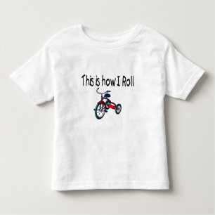 T-shirt Pour Les Tous Petits C'est comment je roule (le tricycle rouge)