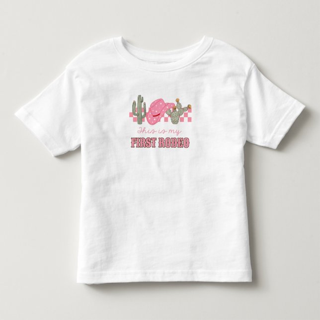 T-shirt Pour Les Tous Petits C'est Mon Premier Rodéo (Devant)