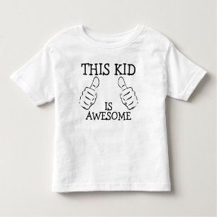T-shirt Pour Les Tous Petits Cet Enfant Est Magnifique Personnalisé