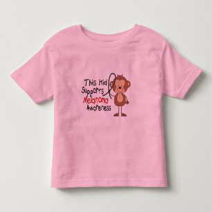 T-shirt Pour Les Tous Petits Cet enfant soutient la conscience de mélanome