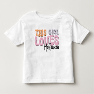 T-shirt Pour Les Tous Petits Cette fille adore Halloween
