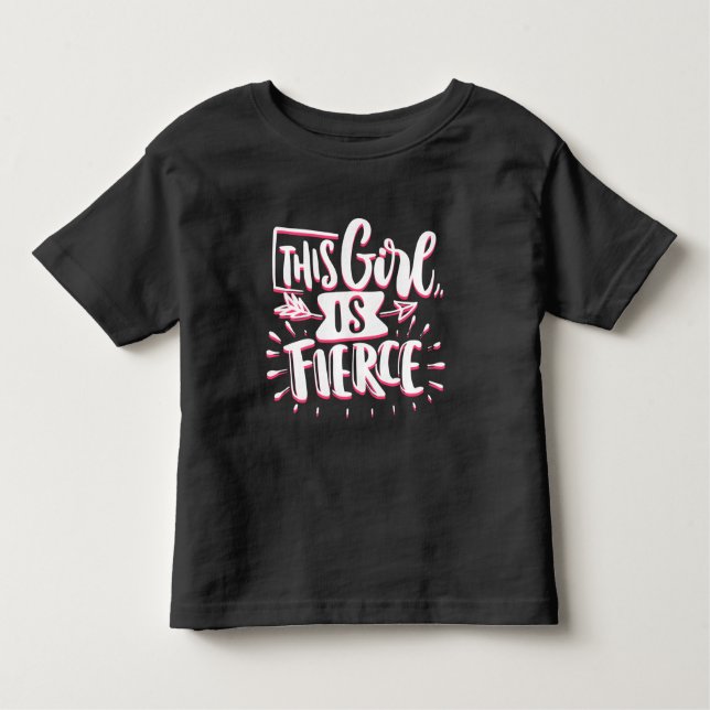 T-shirt Pour Les Tous Petits Cette Fille Est Une Fille Fière D'émancipation Fém (Devant)
