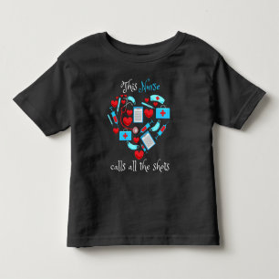 T-shirt Pour Les Tous Petits Cette Infirmière Appelle Toutes Les Chaussures