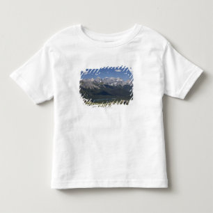 T-shirt Pour Les Tous Petits Chaîne et lac de montagne de sur une montagne