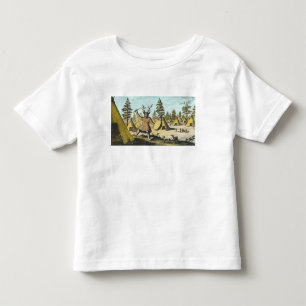 T-shirt Pour Les Tous Petits Chaman de Natif américain