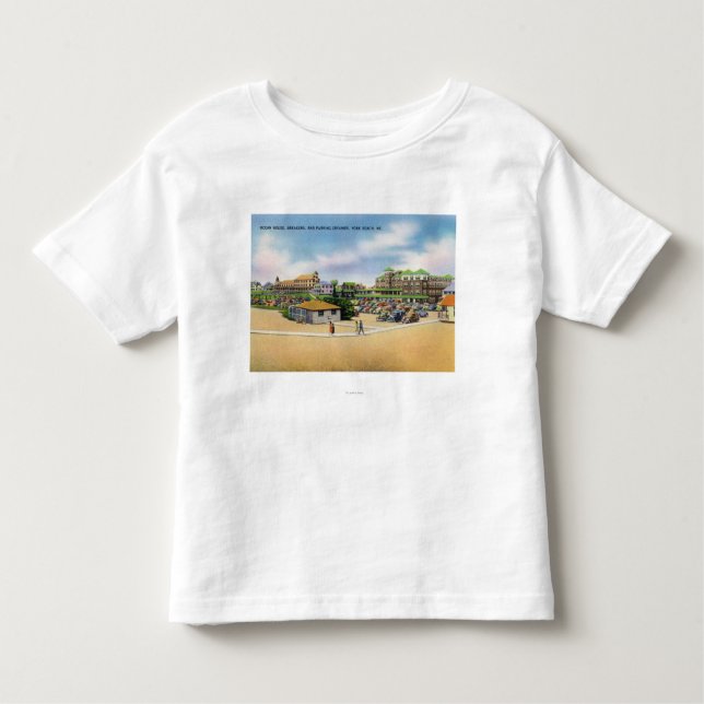 T-shirt Pour Les Tous Petits Chambre d'océan, briseurs, et au sol de (Devant)